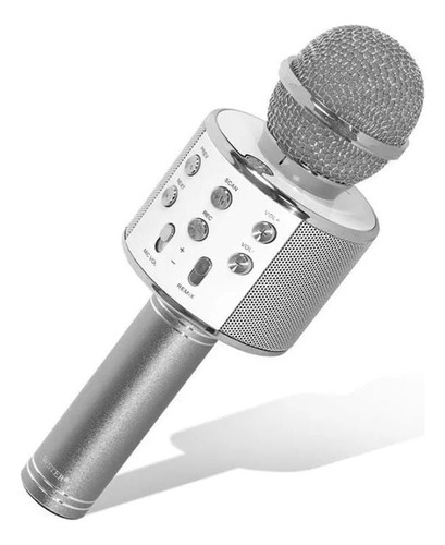 Micrófono Inalámbrico Karaoke Ws-858 Bluetooth