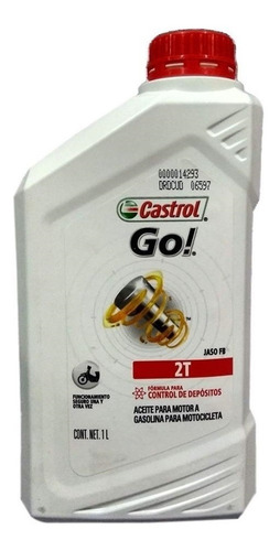 Aceite Moto Go! 2t One Shot 1l Castrol