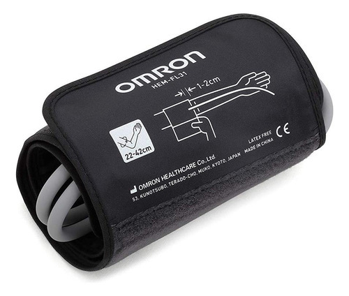 Omron HEM-FL31 Brazalete Comfit 22 cm a 42 cm Color Negro