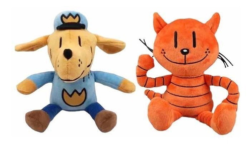 Peluches Dog Man Petey Pack2 Dav Pilkey