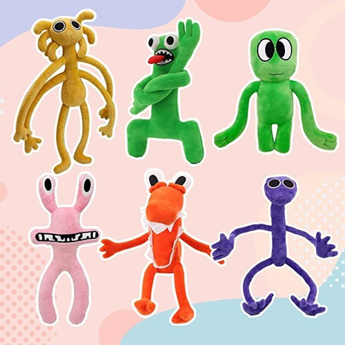 30cm Rainbow Friends Pink Plush Toy