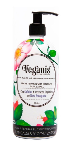 Leche Reparadora Intensiva Veganis Rosa Mosqueta Vegano X500