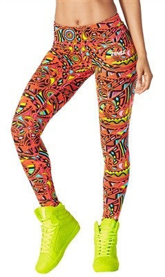 Zumba Beach Baller Perfect Ankle Leggings