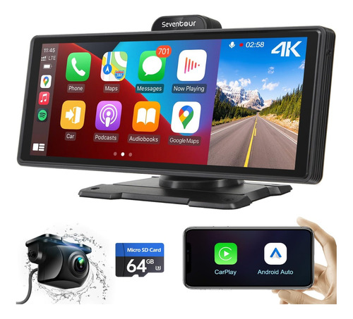 Pantalla 9.3'' Con Apple Carplay Y Android Auto, Gps Y Cam