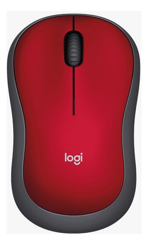 Mouse Logitech M185 Inalambrico Rojo