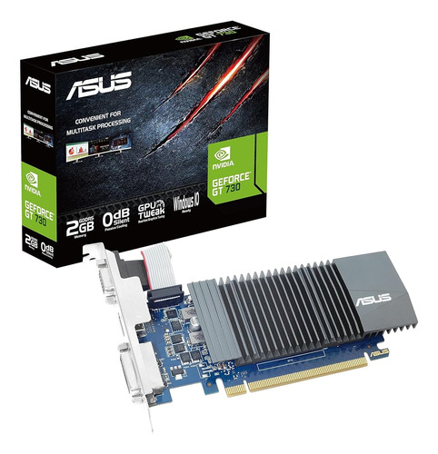 Asus Nvidia Gf Gt730 64-bit 2gb Gt730-sl-2gd5-brk-e, Geforce