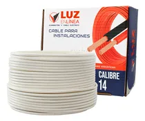 Comprar 50m Cable Calibre 14 Para Instalaciones Eléctricas Casa 