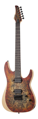 Guitarra eléctrica Schecter Reaper-6 de fresno 2019 satin inferno burst satin con diapasón de ébano