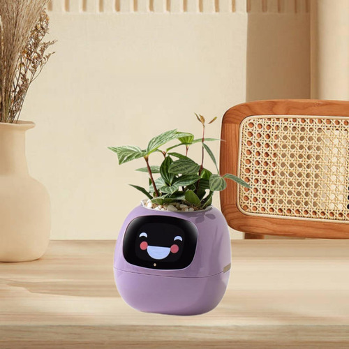 Robot Jardinera Inteligente Lindo Robot Planta Inteligencia
