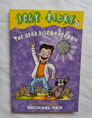 Icky Ricky The Dead Disco Raccoon Libro Original En Ingles