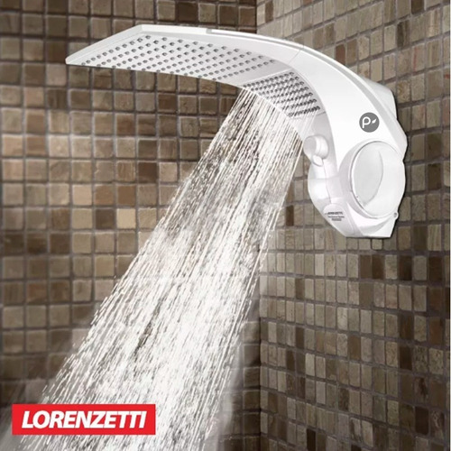 Ducha Electrica Lorenzetti Doble Funcion 220v Blanca