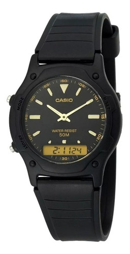 Relogio Casio Aw-49h Anadig Alarm Data Crono Retrô Vint 1bvd