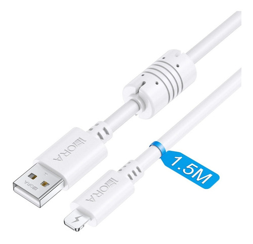 Cable Lightning 2a 1.5m 10 Piezas