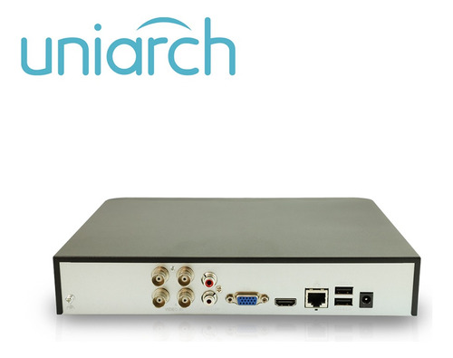 Uniarch Kit Video Vigilancia 4 Cámaras Microfono Disco 500gb