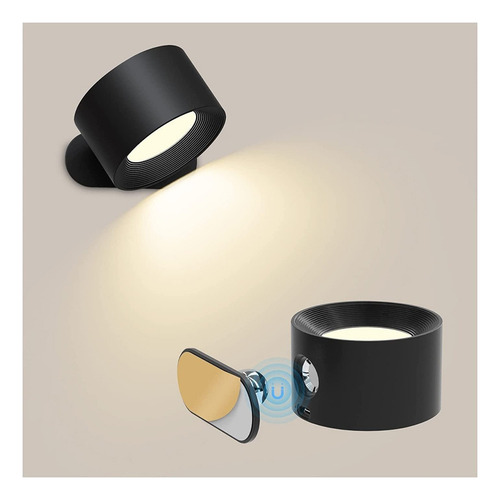 Luces Nocturnas Portátiles Recargables De 2 Piezas Con Contr