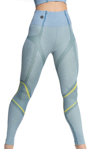 Calza Larga Mujer Deportiva Space Teal Seamless Touche Sport