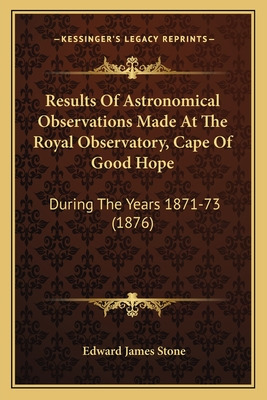 Libro Results Of Astronomical Observations Made At The Ro...