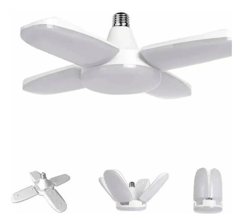 Ampolleta Led 60w Angulo Ajustable 4 Aspas 4+1 Ampolletas Luz Blanca