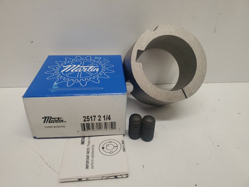 New In Box! Martin Taper Bushing 2517-2-1/4 Ccm