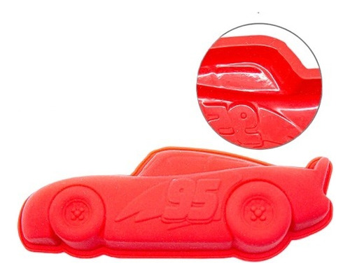 Forma De Silicone Para Mini Bolo Carros De 100ml 17 Cm