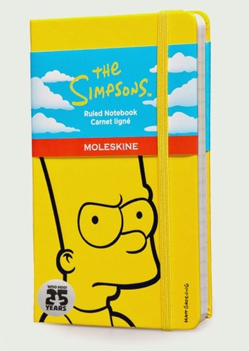 Moleskine The Simpsons Notebook Pocket Hc Amarilla Nuevo 