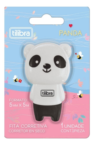 Corretivo Em Fita Panda 5mm X 5mts - Tilibra