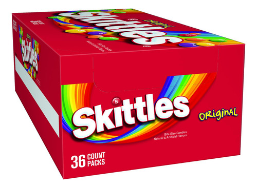 Skittles Dulces De Frutas X 36 Unidades