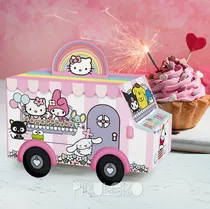 Comprar Caja Camion Hello Kitty,kuromi Y Sus Amigos Para Imprimir