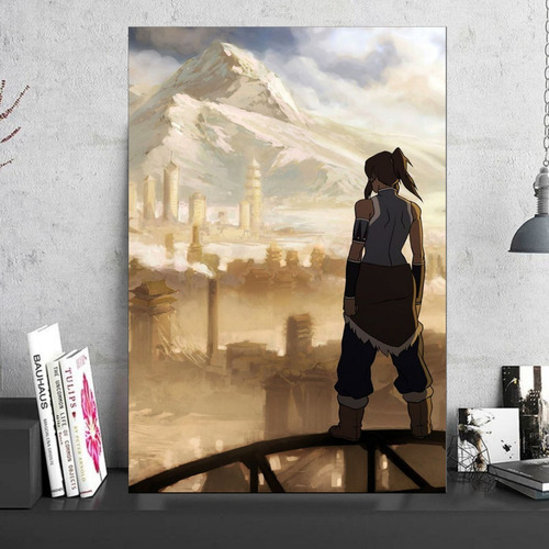 Cuadro Decorativo Avatar La Leyenda De Korra Paisaje 35x55cm