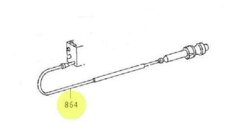 Imagen 1 de 2 de Cable De Acelerador Mercedes Benz 1720