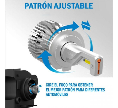 Focos Led Max3 H4/11/7/9005/ 13.000lm Chips Philips C/canbus