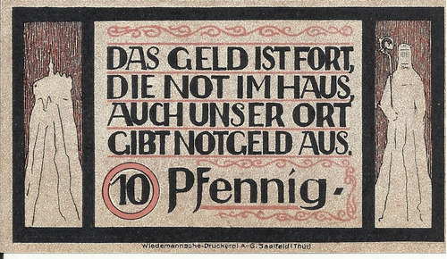 Alemania 10 Centavos De Marco 1921
