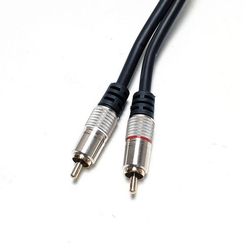 Imagem 6 de 6 de Cabo Áudio 2x P10 Mono X 2x Rca Profissional Gold 1.8 Metros