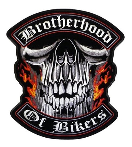Hot Leathers Brotherhood Of Bikers Patch (4  Ancho X 4  Altu