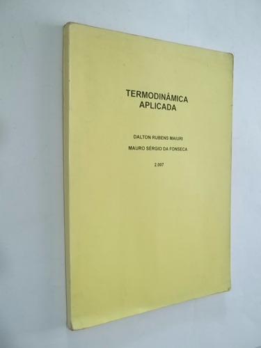 Livro - Termodinâmica Aplicada - Salton Rubens Mauro Sergio