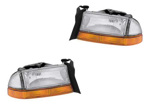 Par De Faros Depo Dodge Dakota 1997 1998 1999 2000 2001 2002