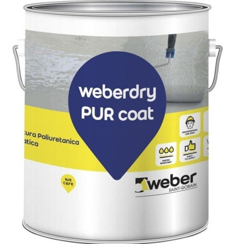 Impermeabilizante Weberdry Pur Coat Weber Poliuretanico