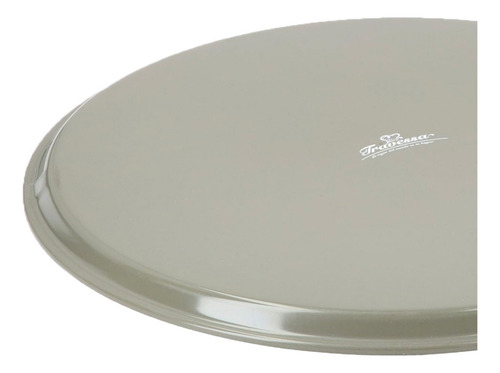 Charola Mesero Antideslizante Ovalada Plastico 51x63cm 6 Pzs Color Marrón