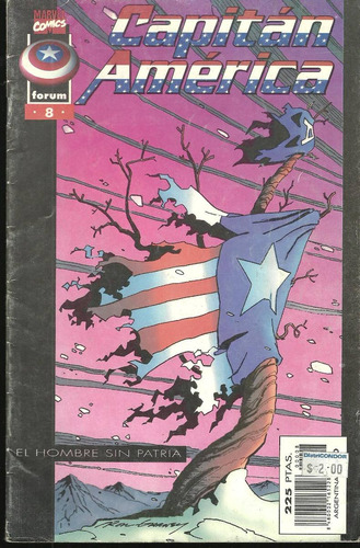 Comic Capitán América Marvel Héroes Reborn 8 Impecable