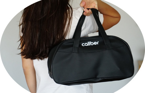 Imagen 3 de 5 de Masajeador Caliber + Bolso + Cuello Lumbar Calor 8 Rodillos