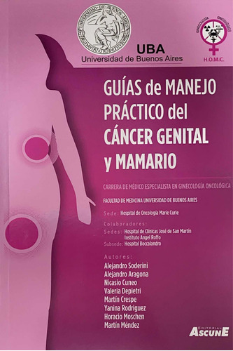 Guías De Manejo Práctico Del Cáncer Genital Y Mamario N 