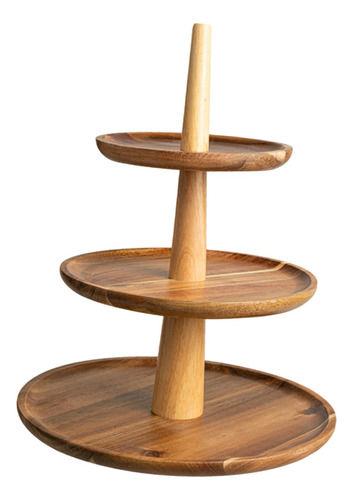 Soporte De Madera Para Cupcakes, Bandeja Para, 3 Capas B