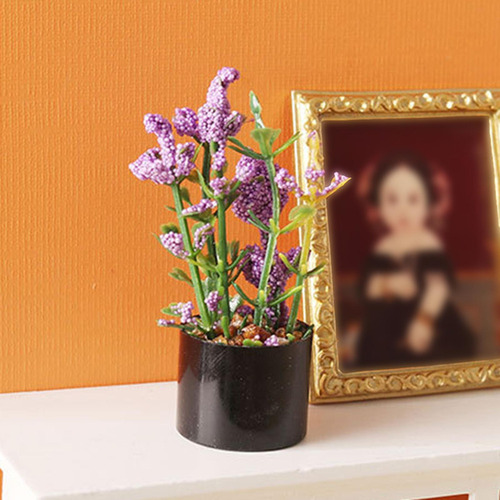 Aplicável A 1/12 Adorno De Bonsái De Flores En Miniatura