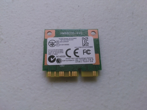 Tarjeta Wifi Realtek Modelo Rtl8188ee Laptops Hp 14-y002la (Usado)