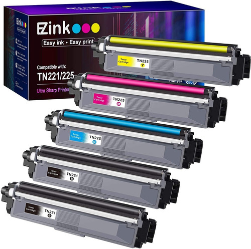 E-z Ink Reemplazo De Tóner Tn221 Tn225  Impresora Brother 
