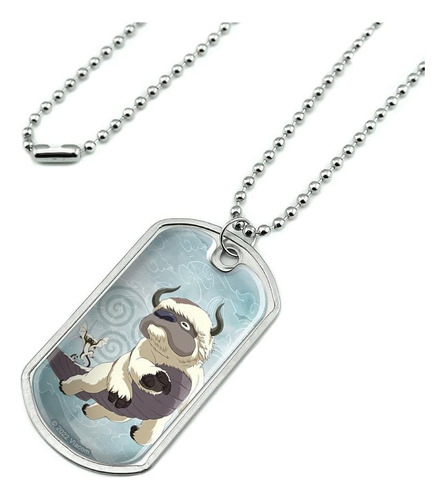 Avatar The Last Airbender Appa & Momo - Collar Con Colgante