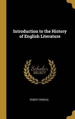 Libro Introduction To The History Of English Literature -...