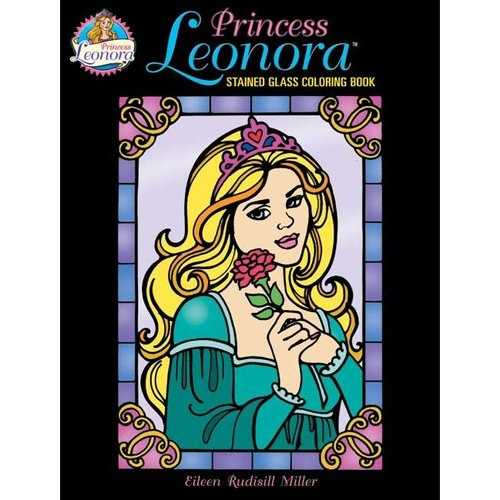 Princesa Leonora Vidrieras Para Colorear Libro