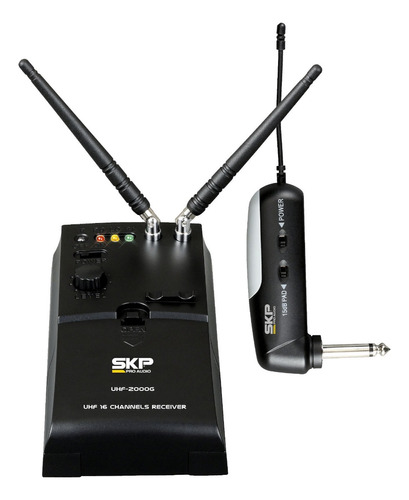 Sistema Inalámbrico Para Guitarra Skp Uhf-2000g 16ch 100mts