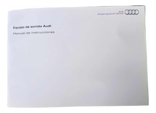 Manual De Usuario Estéreo Symphony Para Audi A4 2009